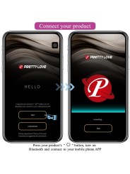 PRETTY LOVE - NIMF APP GESTUURD VIBREREND EI VIOLET