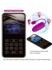 PRETTY LOVE - NIMF APP GESTUURD VIBREREND EI VIOLET
