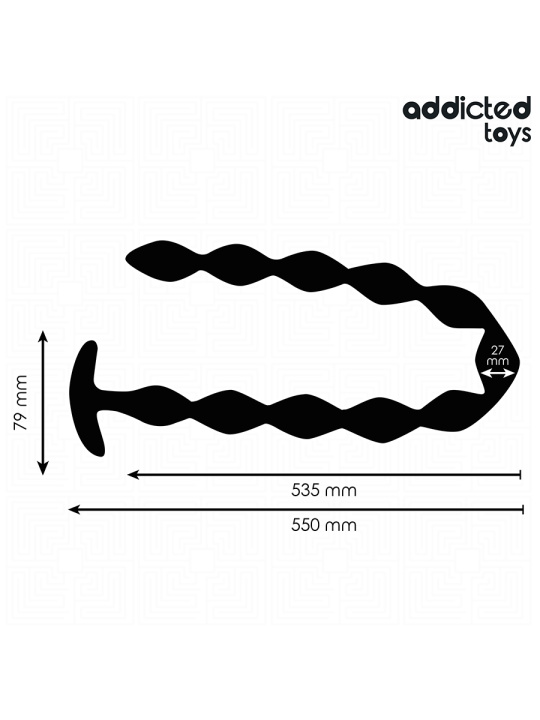 ADDICTED TOYS - PLUG ANAL EXTRA LONGO