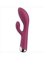 SATISFYER - COELHO GIRATÓRIO 1 CLITÓRIS E ESTIMULAO DE PONTO G VERMELH