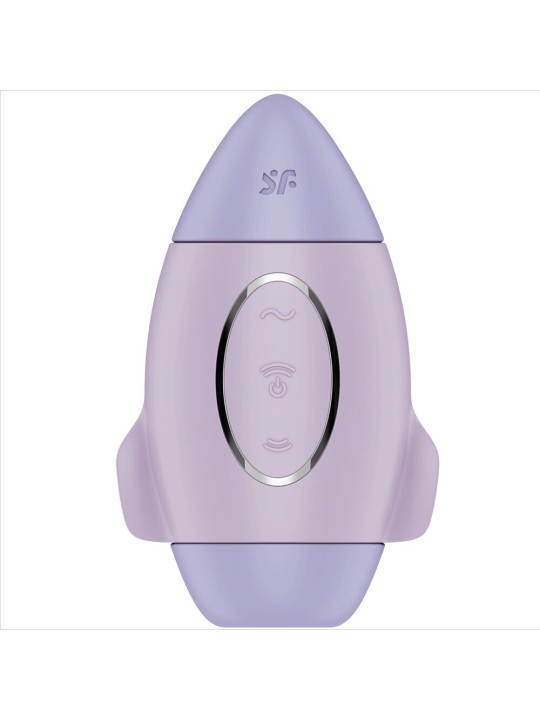SATISFYER - VIBRADOR DE IMPULSO DUPLO PEQUENO LILAC MISSION CONTROL