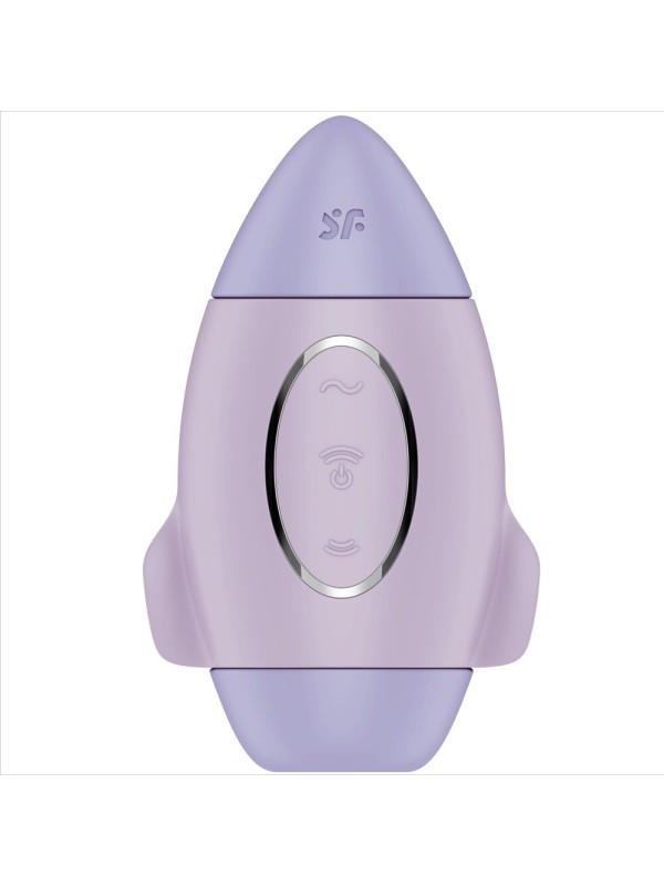 SATISFYER - MISSION CONTROL LILAC KLEINE DUBBELE PULS VIBRATOR