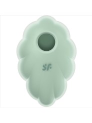 SATISFYER - VIBRATEUR CLOUD DANCER VERT AIR PULSE
