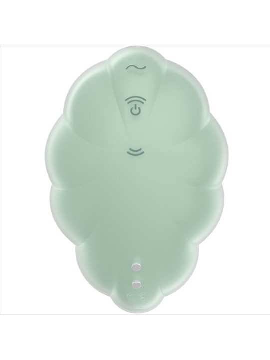 SATISFYER - VIBRATEUR CLOUD DANCER VERT AIR PULSE