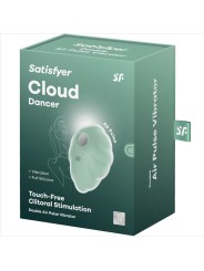 SATISFYER - CLOUD DANCER GREEN AIR PULSE VIBRATOR