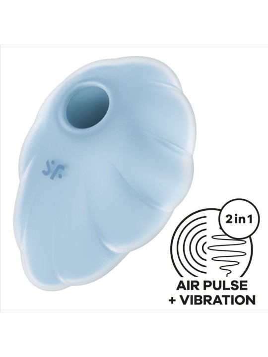 SATISFYER - CLOUD DANCER BLAUWE VIBRATOR LUCHTPULS