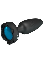 PRETTY LOVE - TARION PLUG ANALE CON LUCE LED NERO 12,5 CM