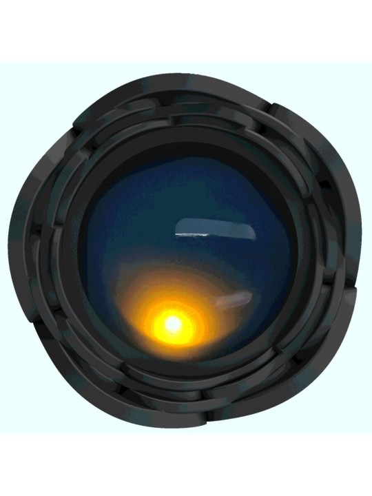 PRETTY LOVE - TARION PLUG ANALE CON LUCE LED NERO 12,5 CM