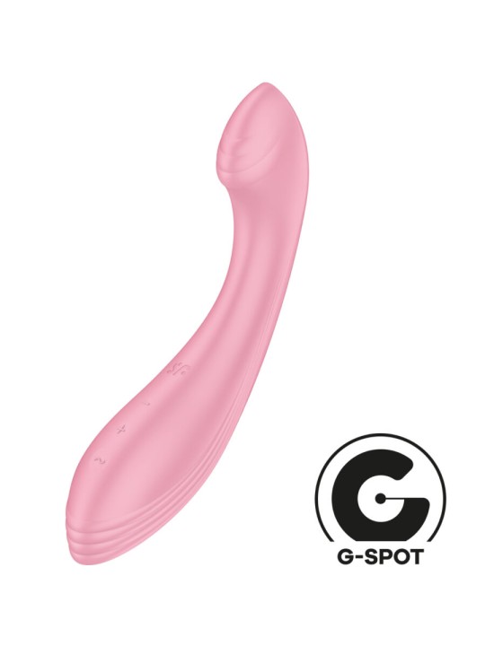 SATISFYER - G-FORCE ESTIMULADOR VIBRADOR G-SPOT ROSA