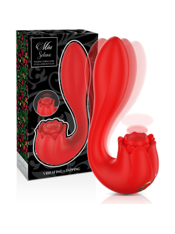 MIA - SELENA STIMOLATORE VIBRANTE + TAPPING ROSSO