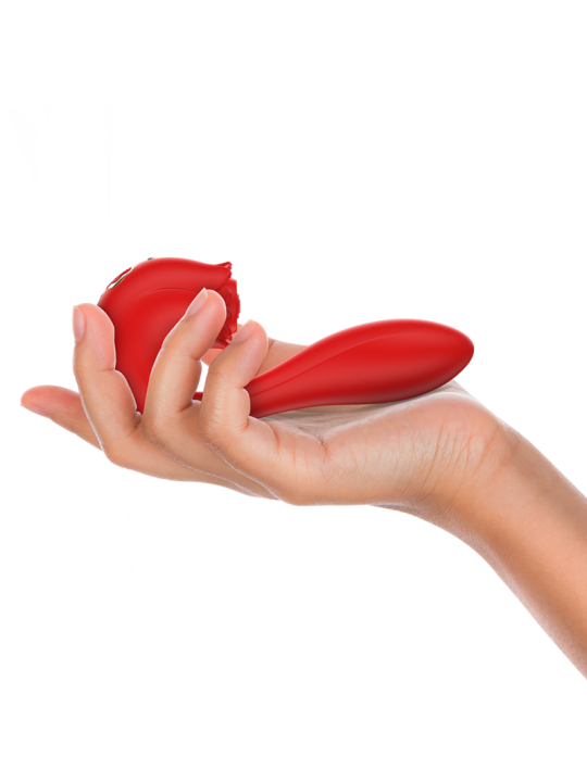 MIA - SELENA STIMOLATORE VIBRANTE + TAPPING ROSSO