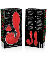 MIA - SELENA STIMOLATORE VIBRANTE + TAPPING ROSSO