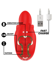 MIA - SELENA VIBRERENDE STIMULATOR + RED TAPPING
