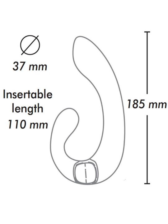 SHUNGA - MIYO INTIEME MASSAGER ZWART