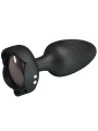 PRETTY LOVE - OSBORN PLUG ANAL COM LUZ LED PRETO 9,8 CM