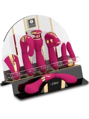 SHUNGA - PRÉSENTOIR 6 MASSEURS INTIMES FUCHSIA