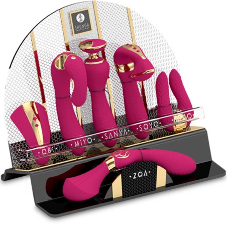 SHUNGA - DISPLAY 6 INTIEME MASSAGEREEDSCHAPPEN FUCHSIA