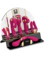 SHUNGA - PRÉSENTOIR 6 MASSEURS INTIMES FUCHSIA