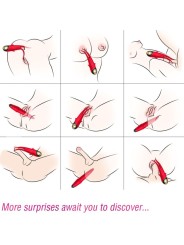ARMONY - SHADOW VIBRADOR PINZA ROJO
