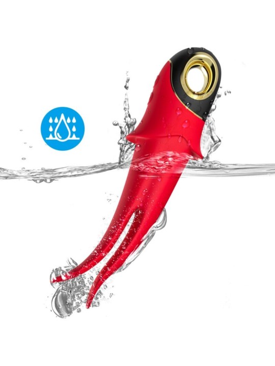 ARMONY - SHADOW VIBRADOR PINZA ROJO