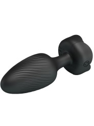 PRETTY LOVE - OSBORN ANAL PLUG WITH LED LIGHT BLACK 9.8 CM