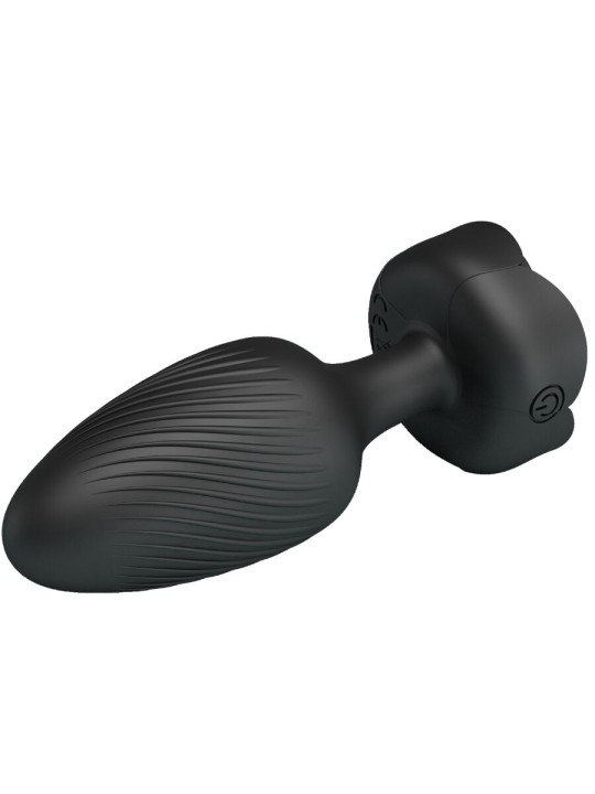 PRETTY LOVE - OSBORN PLUG ANAL COM LUZ LED PRETO 9,8 CM