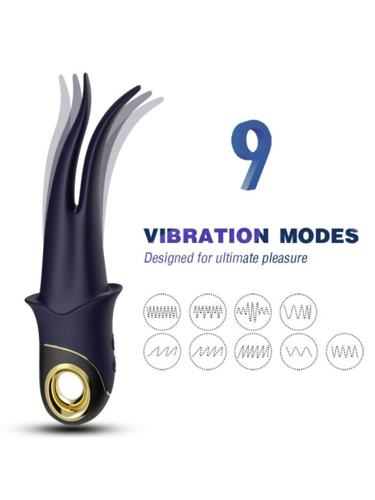 ARMONY - SHADOW VIBRATOR DOUBLE-HEAD TEASING BLUE