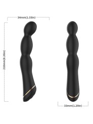 ARMONY - VIBRADOR BAMBU AJUSTÁVEL PRETO