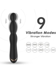 ARMONY - VIBRADOR BAMBU AJUSTÁVEL PRETO