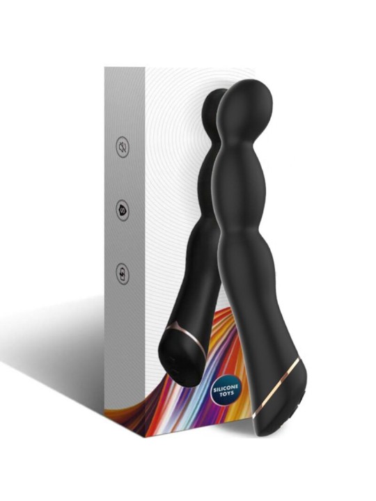 ARMONY - VIBRADOR BAMBU AJUSTÁVEL PRETO