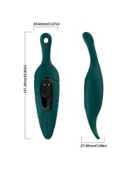ARMONY - STIMULATEUR & VIBRATEUR VERT FEUILLE