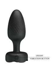 PRETTY LOVE - OSBORN ANAL PLUG MIT LED LICHT SCHWARZ 9,8 CM