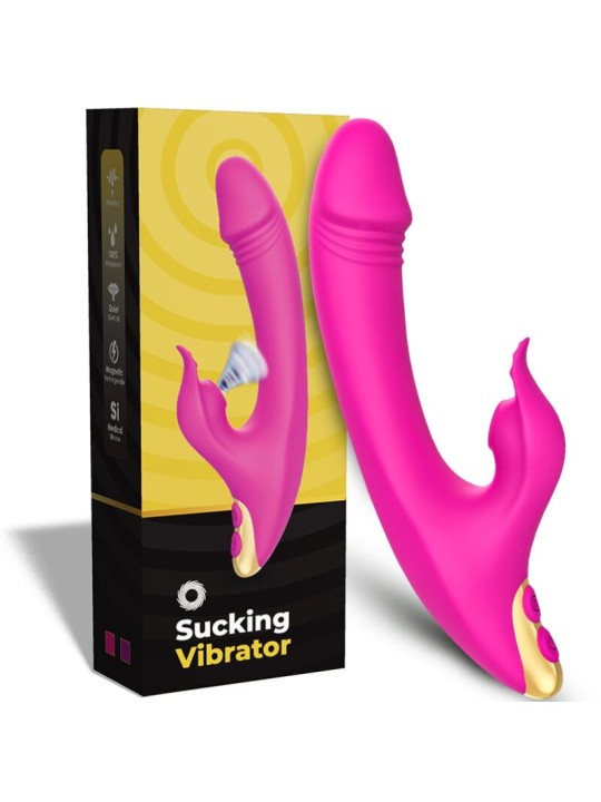 ARMONY - VENTOSA PER CLITORIDE E PUNTO G FUCSIA