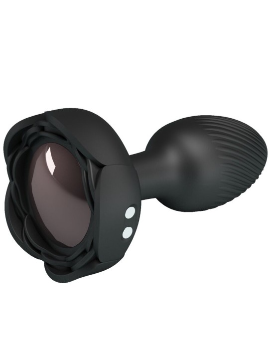 PRETTY LOVE - OLMAN PLUG ANAL COM LUZ LED PRETO 8,8 CM