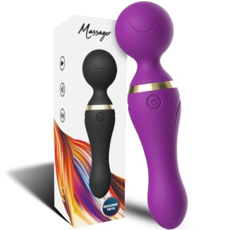 ARMONY - FREEZA FLEXIBELE HOOFDMASSAGER & VIBRATOR VIOLET