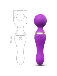ARMONY - FREEZA FLEXIBELE HOOFDMASSAGER & VIBRATOR VIOLET