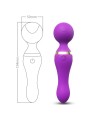 ARMONY - FREEZA MASAJEADOR & VIBRADOR CABEZA FLEXIBLE VIOLETA