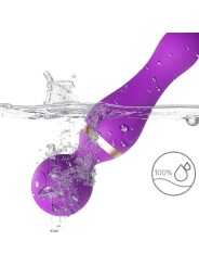 ARMONY - FREEZA MASAJEADOR & VIBRADOR CABEZA FLEXIBLE VIOLETA