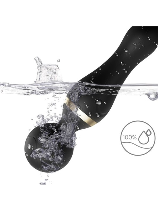 ARMONY - FREEZA MASSAGER E VIBRADOR CABEÇA SUPER FLEXÍVEL PRETA