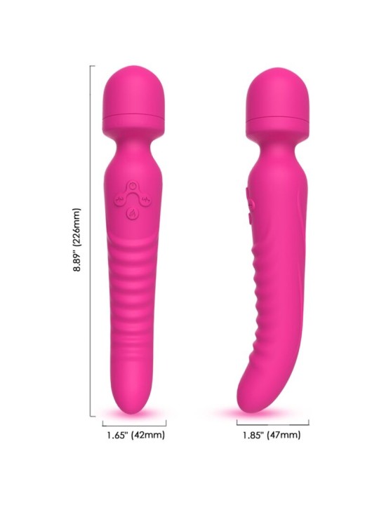 ARMONY - MISSION MASSAGER & VIBRATOR WÄRMEEFFEKT FUCHSIA