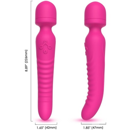 ARMONY - MISSIE MASSAGER & VIBRATOR MET WARMTE-EFFECT FUCHSIA