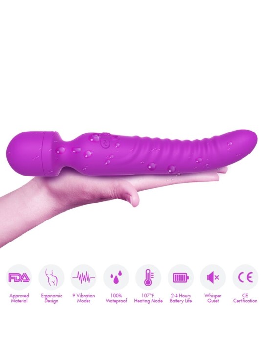 ARMONY - MISSIE MASSAGER & VIBRATOR MET WARMTE-EFFECT VIOLET