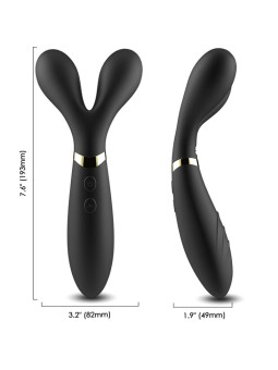 ARMONY - Y-WAND MASSAGER & VIBRATOR DOPPELKOPF SCHWARZ