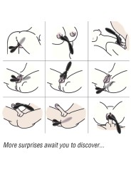 ARMONY - Y-WAND MASSAGE & VIBRATEUR DOUBLE TÊTE NOIR