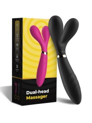ARMONY - MASSAGER Y-WAND E VIBRADOR CABEÇA DUPLA PRETO