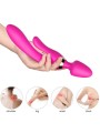 ARMONY - MASSAGGIATORE E VIBRATORE RABBIT FUCSIA