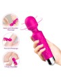 ARMONY - POSTBODE FLEXIBELE HOOFDMASSAGER & VIBRATOR FUCHSIA
