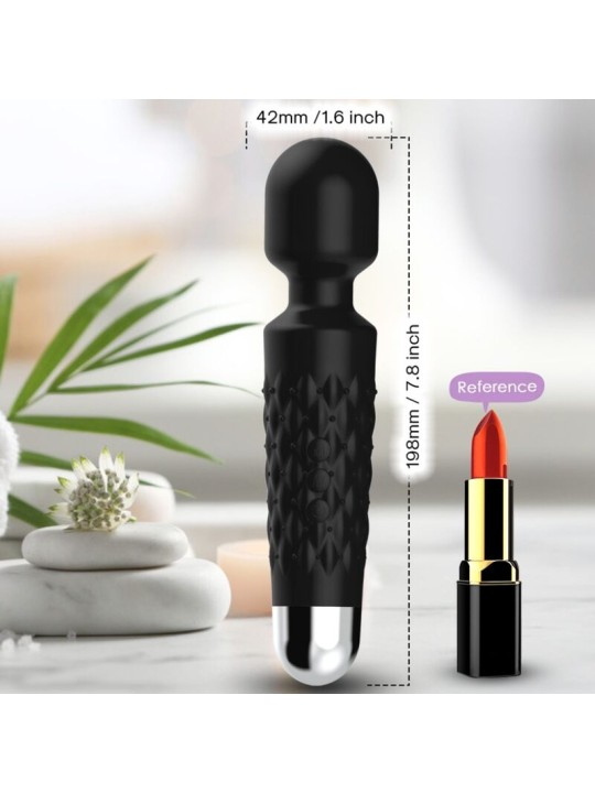 ARMONY - POSTMAN MASSAGER & VIBRATOR SUPER FLEXIBLE HEAD BLACK