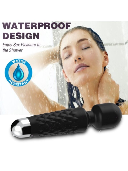 ARMONY - POSTMAN MASSAGER & VIBRATOR SUPER FLEXIBLE HEAD BLACK