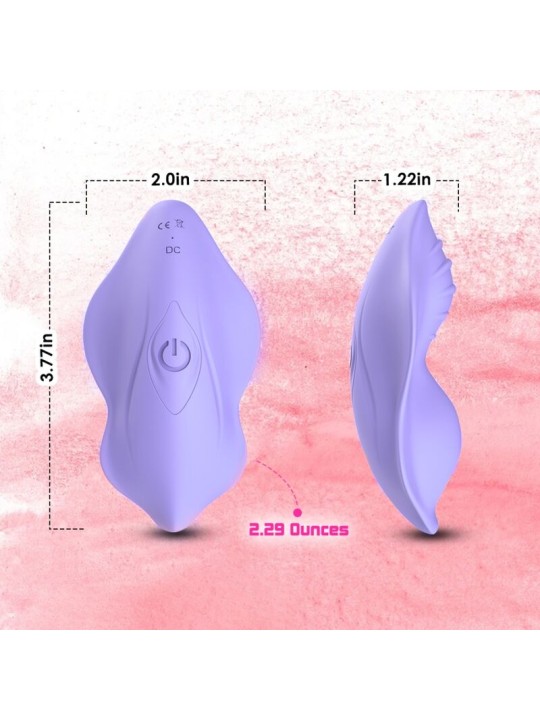 ARMONY - WHISPER WEARABLE PANTIES VIBRATOR REMOTE CONTROL PURPLE